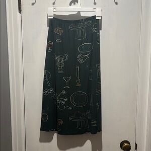 LISA SAYS GAH Lauren midi skirt set the table